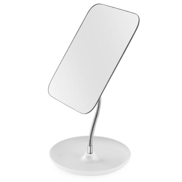Table Vanity Mirror with Stand - Makeup Mirror - Adjustable Flexible Gooseneck - Picture 1 of 7